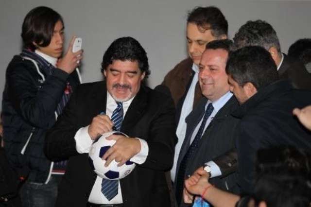 Diego Armando Maradona ingrassato