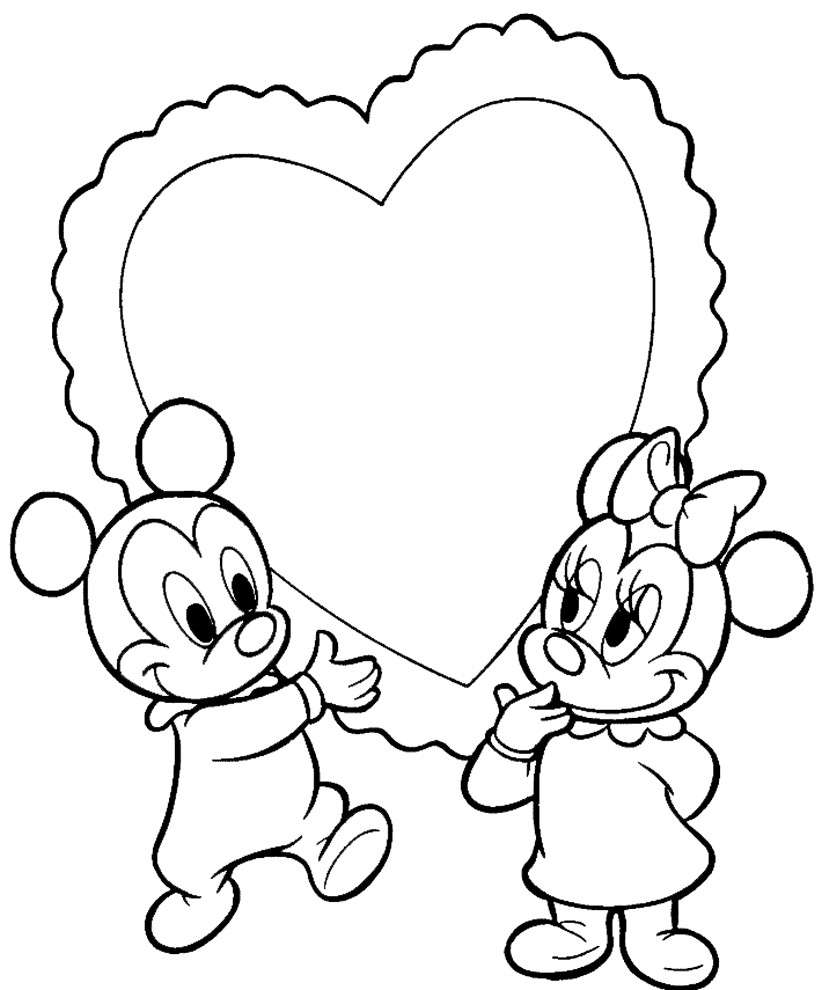 Disegno con Baby Topolino