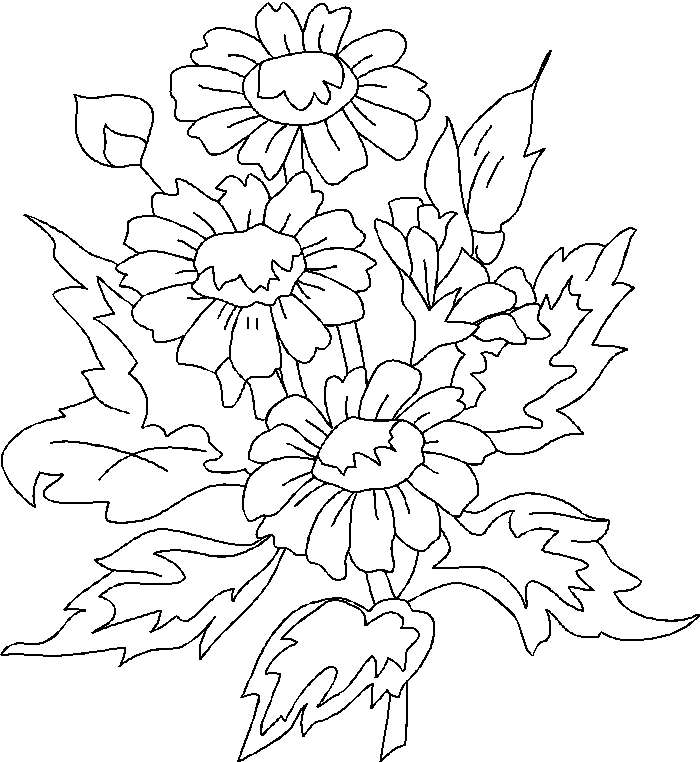 Disegno con fiori