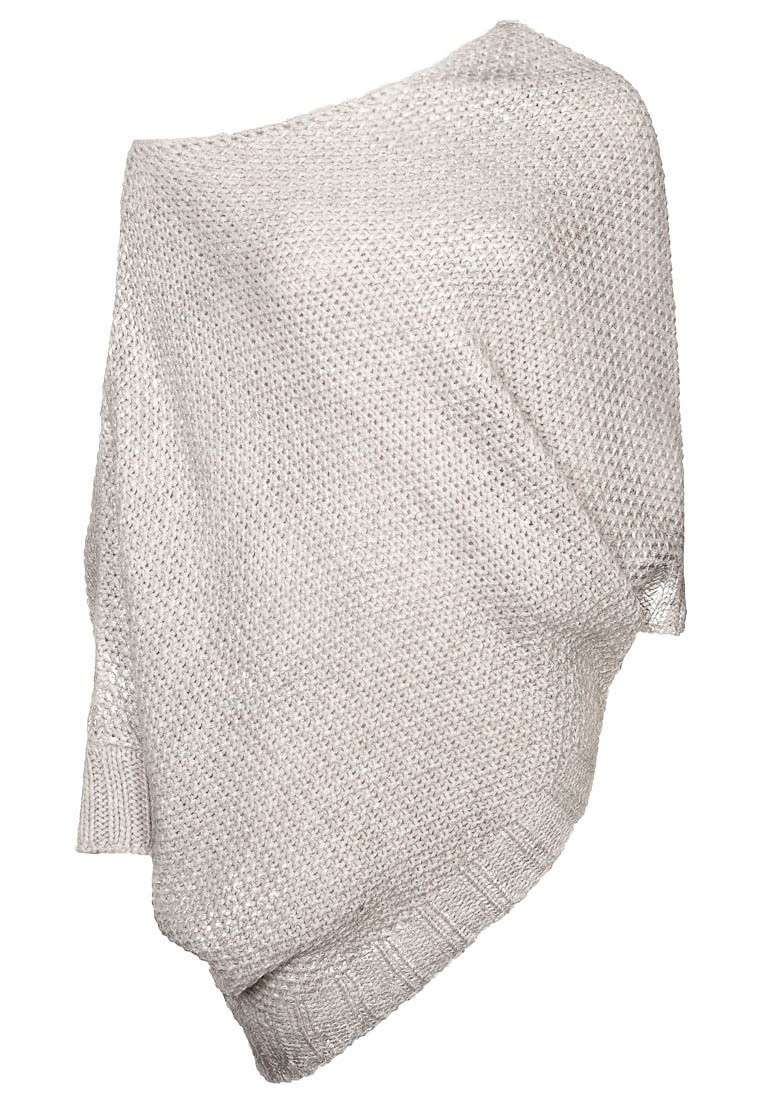 Maglione poncho ai ferri