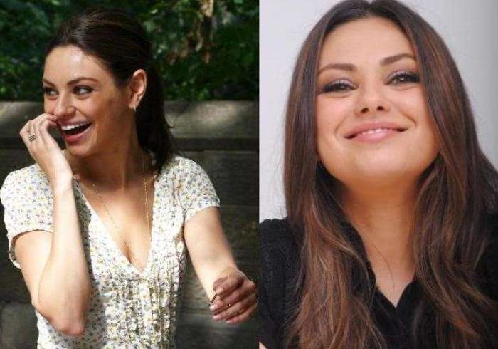 Mila Kunis prima e dopo