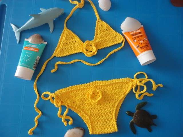 Mini bikini giallo