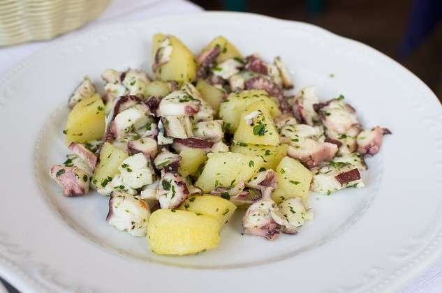 Polpo e patate al prezzemolo