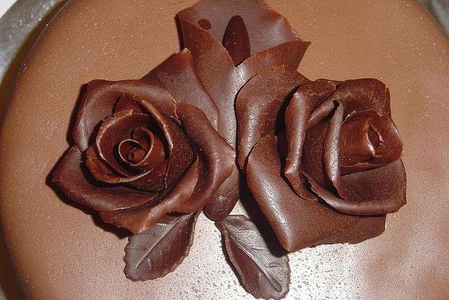 Rosa di Cioccolato plastico