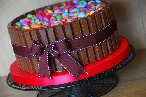 Torta con kit  kat