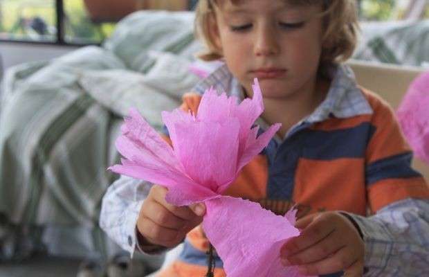 Un fiore in carta