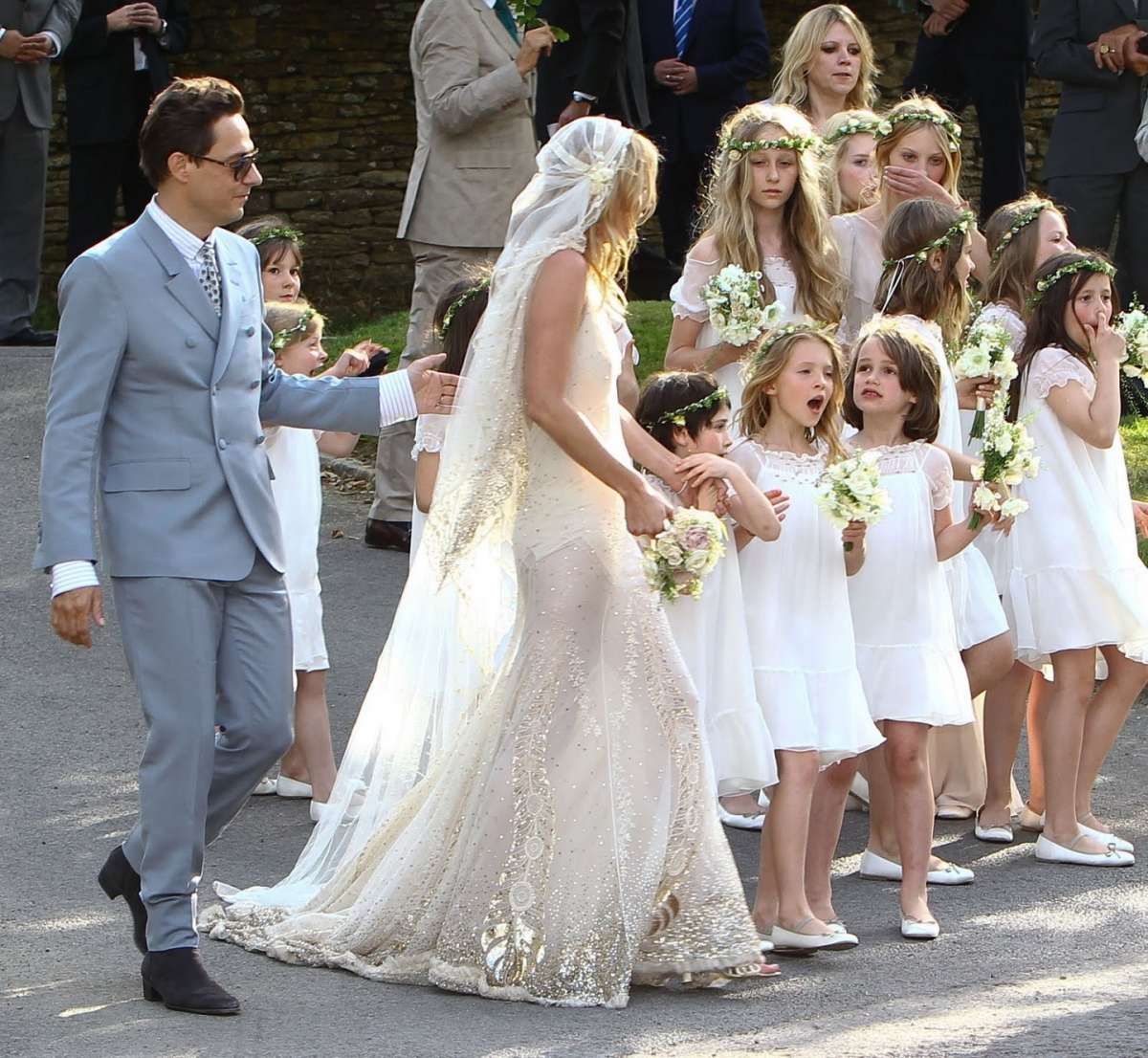 Abito da sposa di Kate Moss