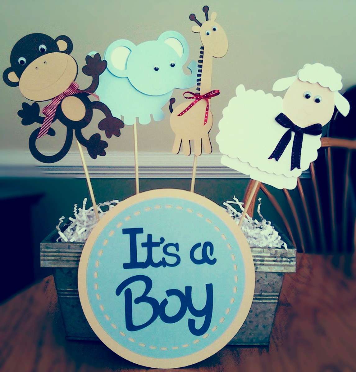 Baby Shower: centrotavola per maschietto