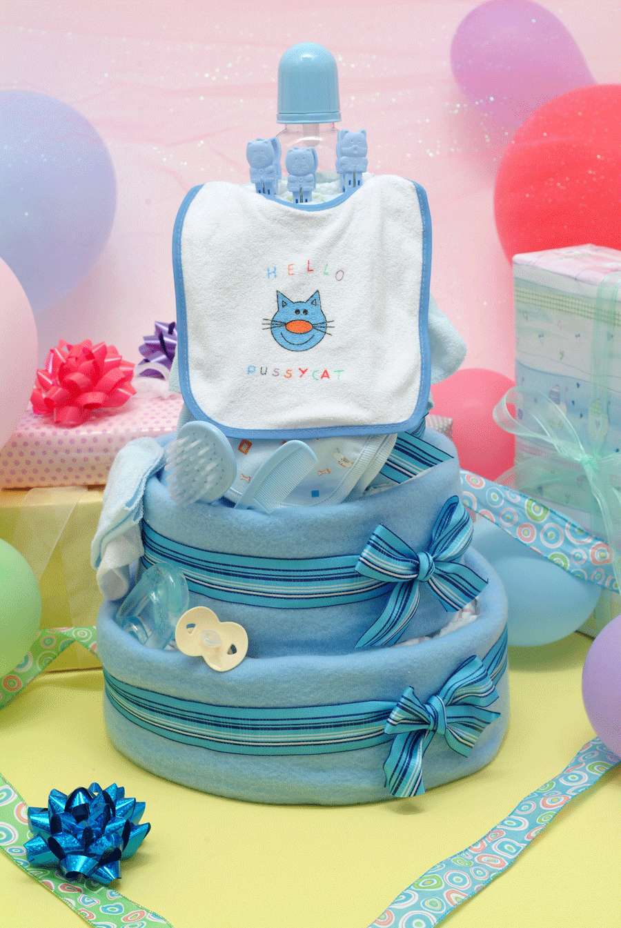 Baby Shower: la torta di pannolini