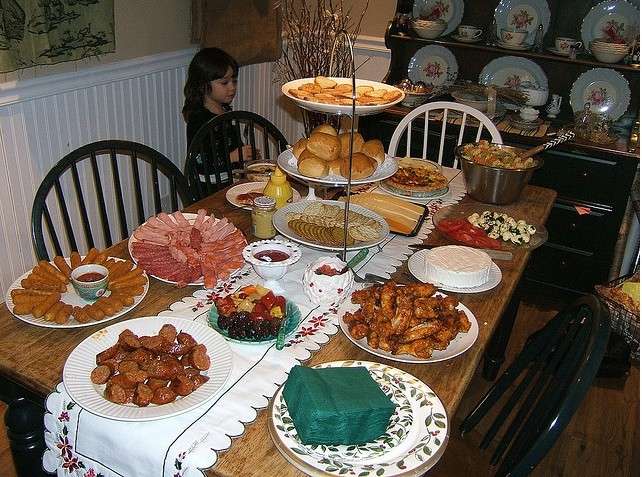 Buffet in casa