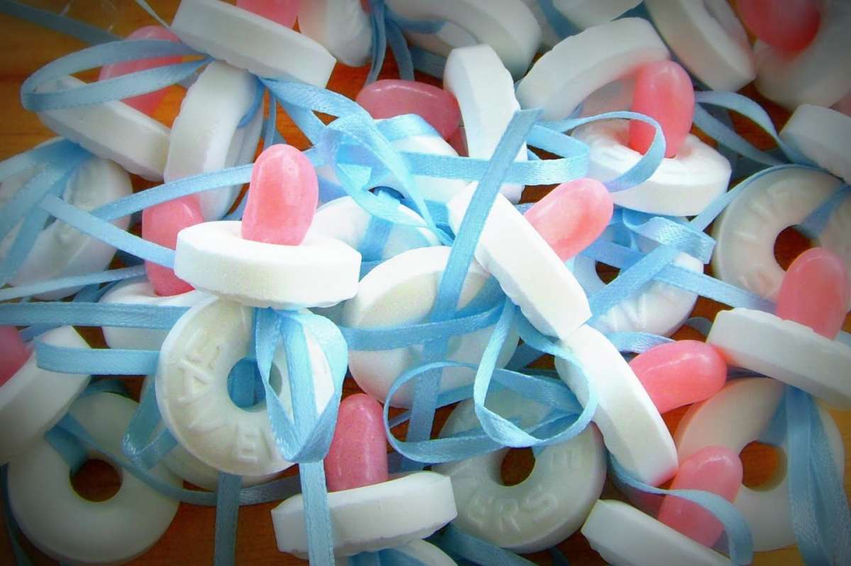 Caramelle a forma di ciuccio