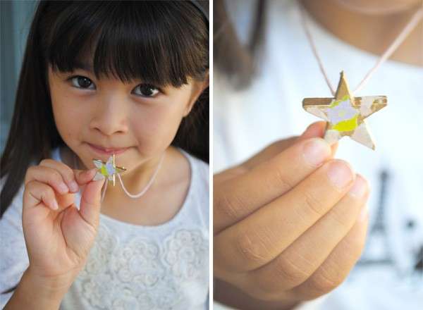 Collana per bambini con la stella