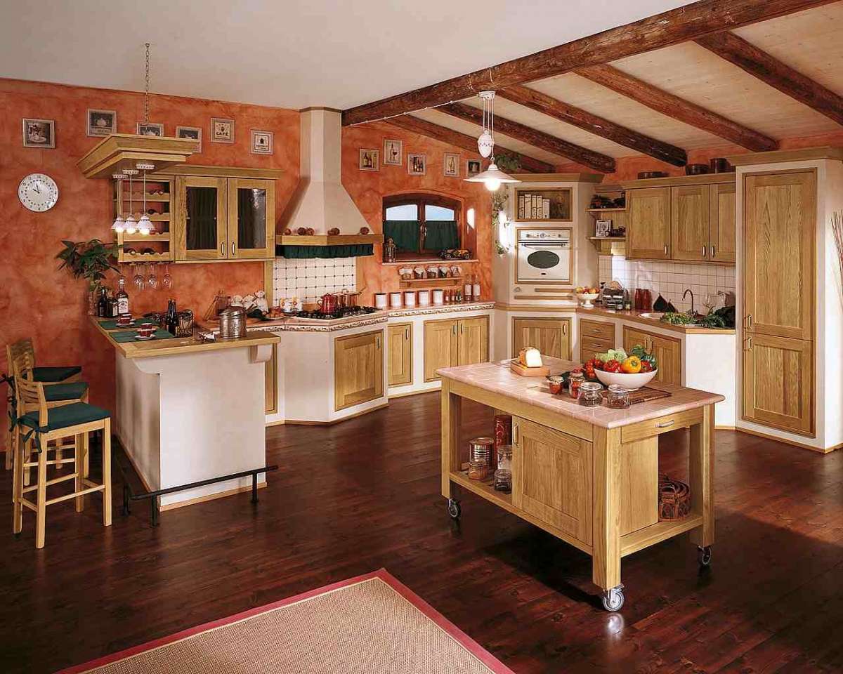 Cucina country moderna