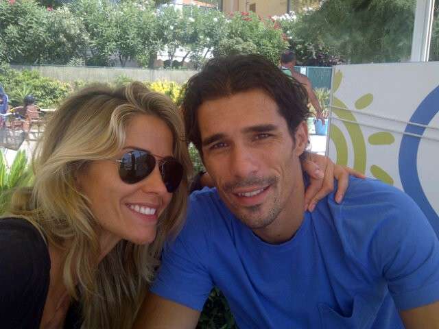 Elena Santarelli e Bernardo Corradi