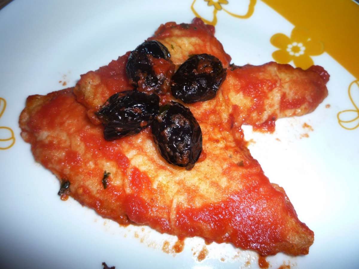 Filetti di platessa alla sorrentina