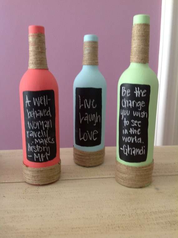 Frasi per decorare le bottiglie