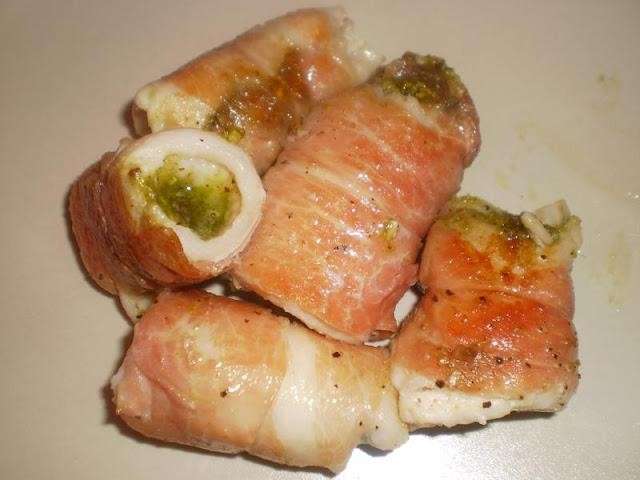 Involtini di platessa e prosciutto crudo