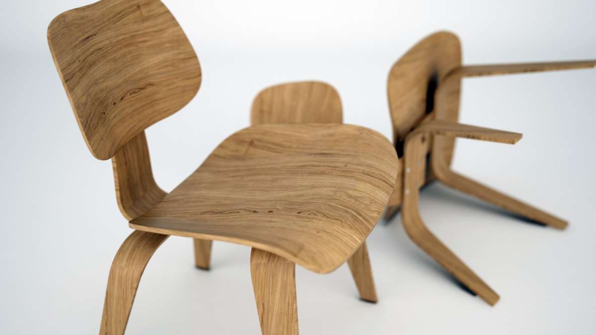 La sedia chic in legno