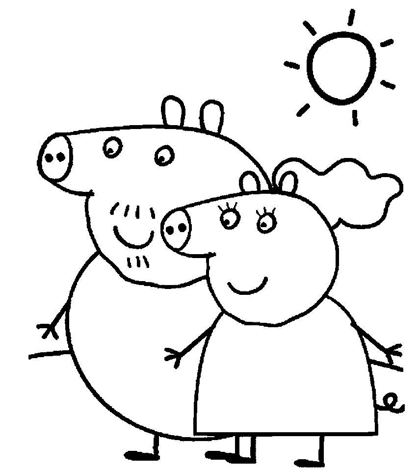 Peppa con il papà