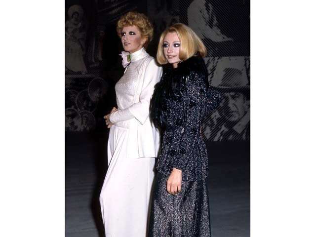 Raffaella Carrà e Mina nel 1974