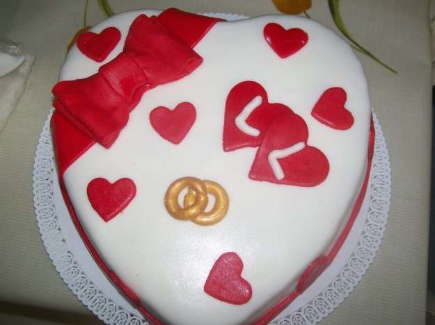 Torta con cuori