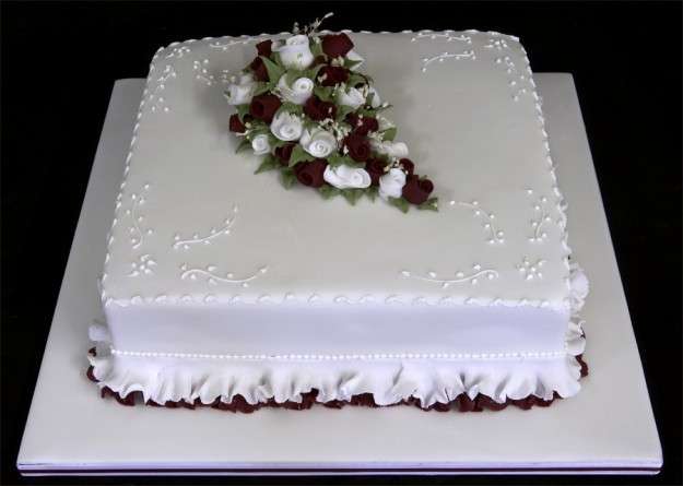 Torta con roselline