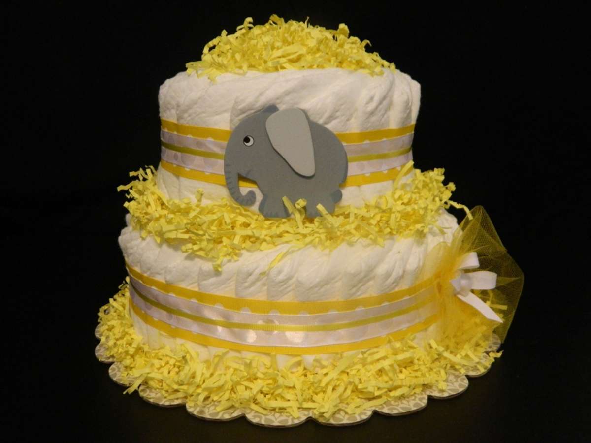 Torta di pannolini Elefante