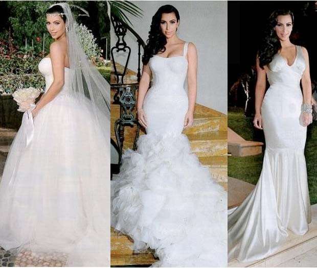 Vestito da sposa di Kim Kardashian