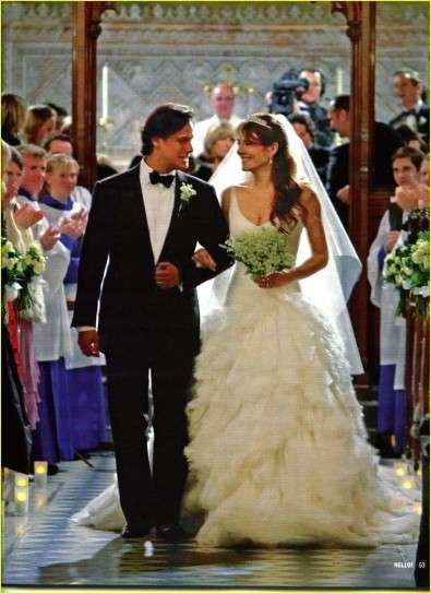 Vestito da sposa di Liz Hurley