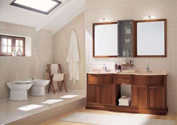 Bagno rustico classico