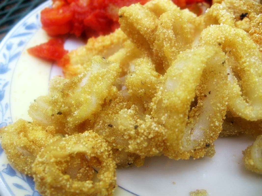 Calamari fritti senza glutine