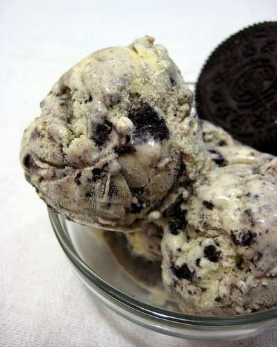 Gelato ai cookies con biscotti Oreo