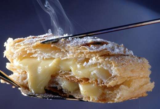 Millefoglie con crema