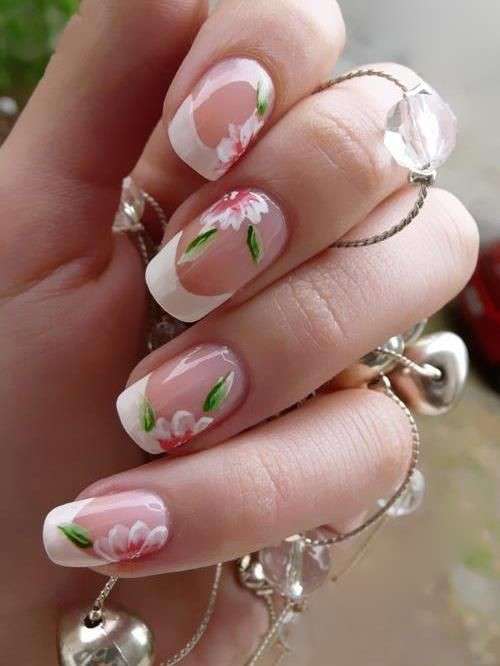 Nail art fiori