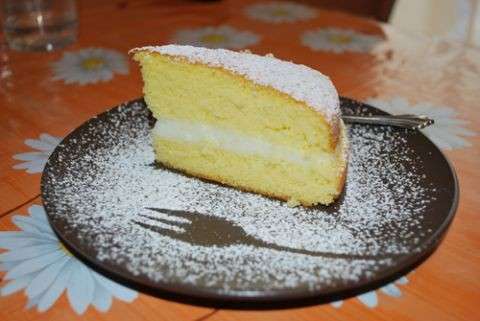 Torta paradiso al cioccolato bianco