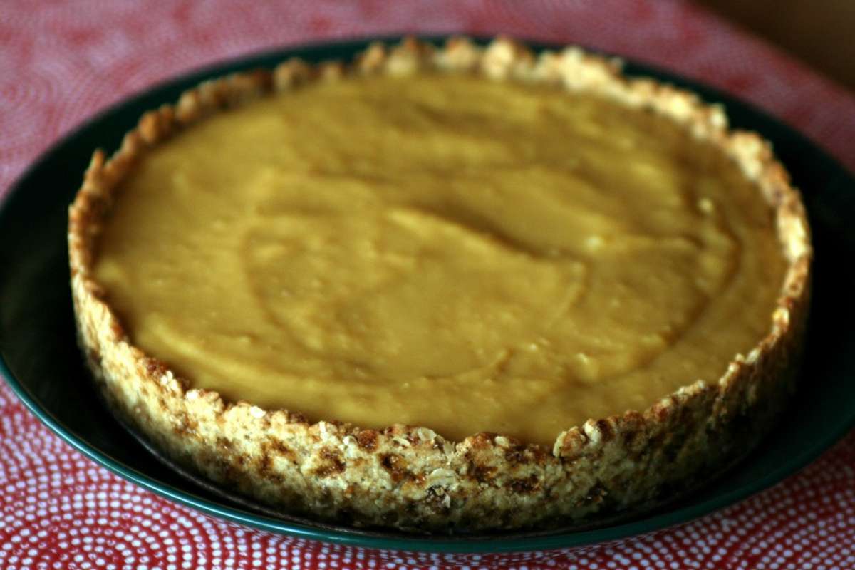 Torta autunnale con crema