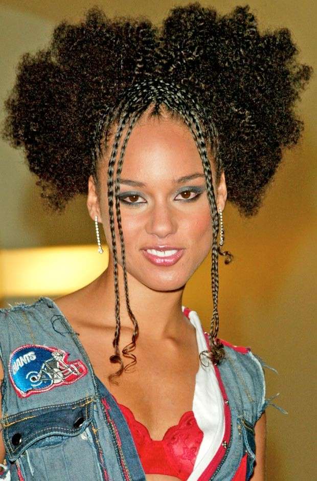 Treccine afro di Alicia Keys