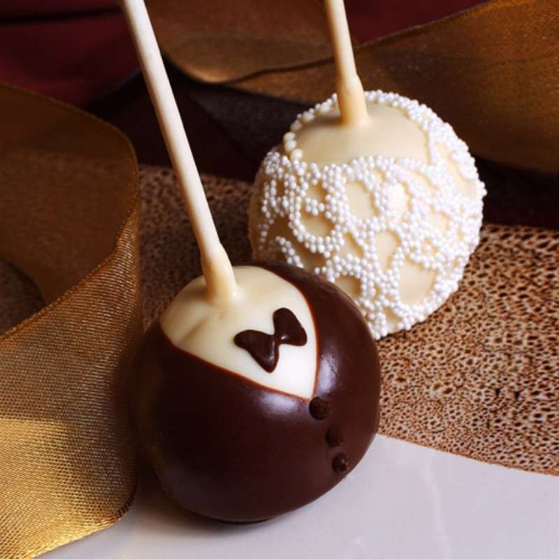 Cake pops sposi