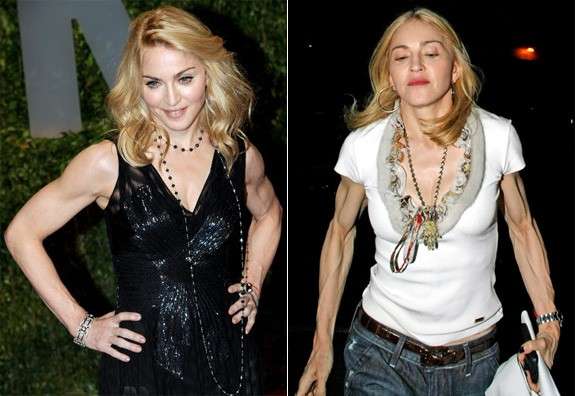 Madonna con i muscoli