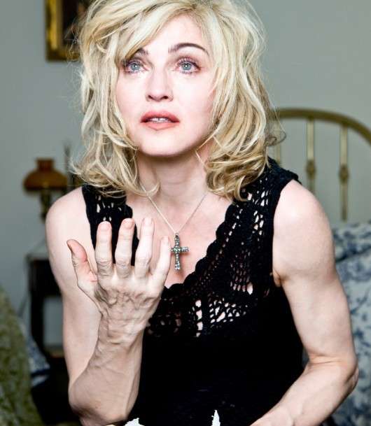 Madonna senza photoshop