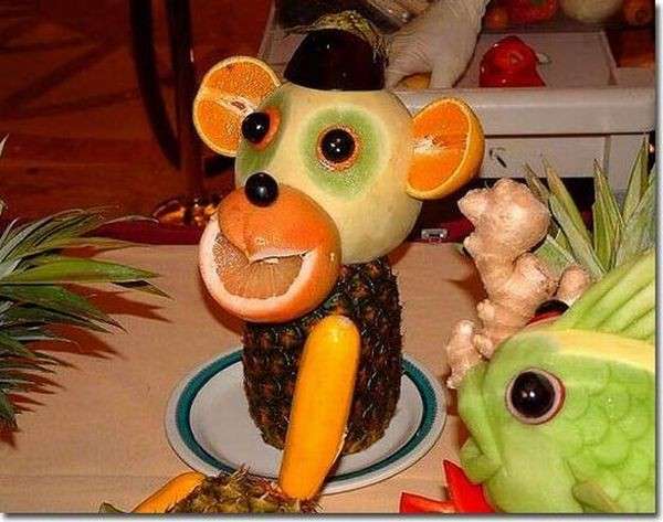 Scimmietta di frutta