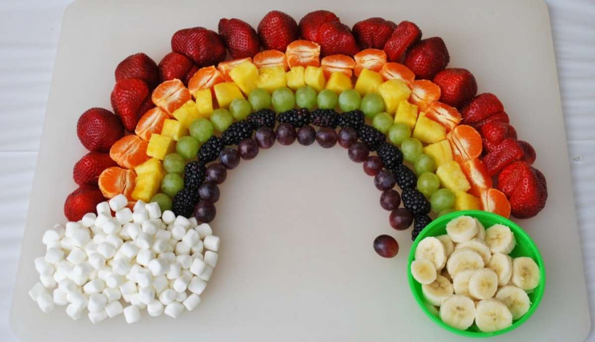 Arcobaleno di frutta