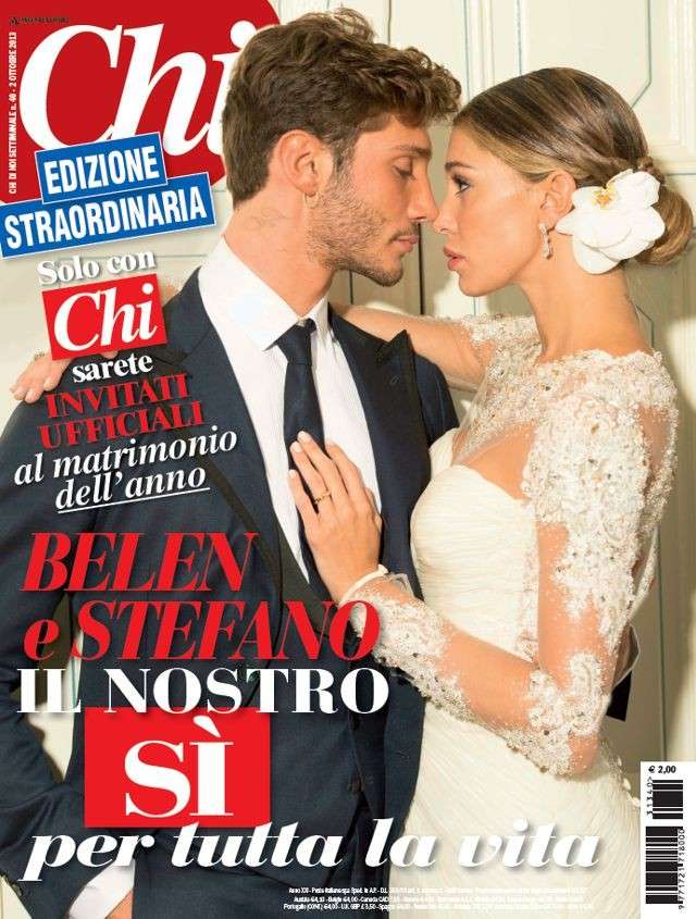 Belen e gli abiti da sposa Daniele Carlotta