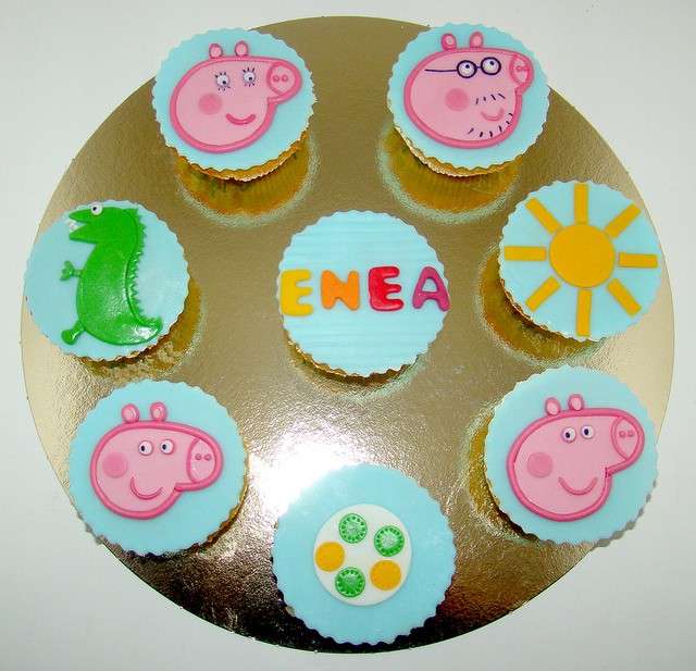 Cupcakes di Peppa Pig
