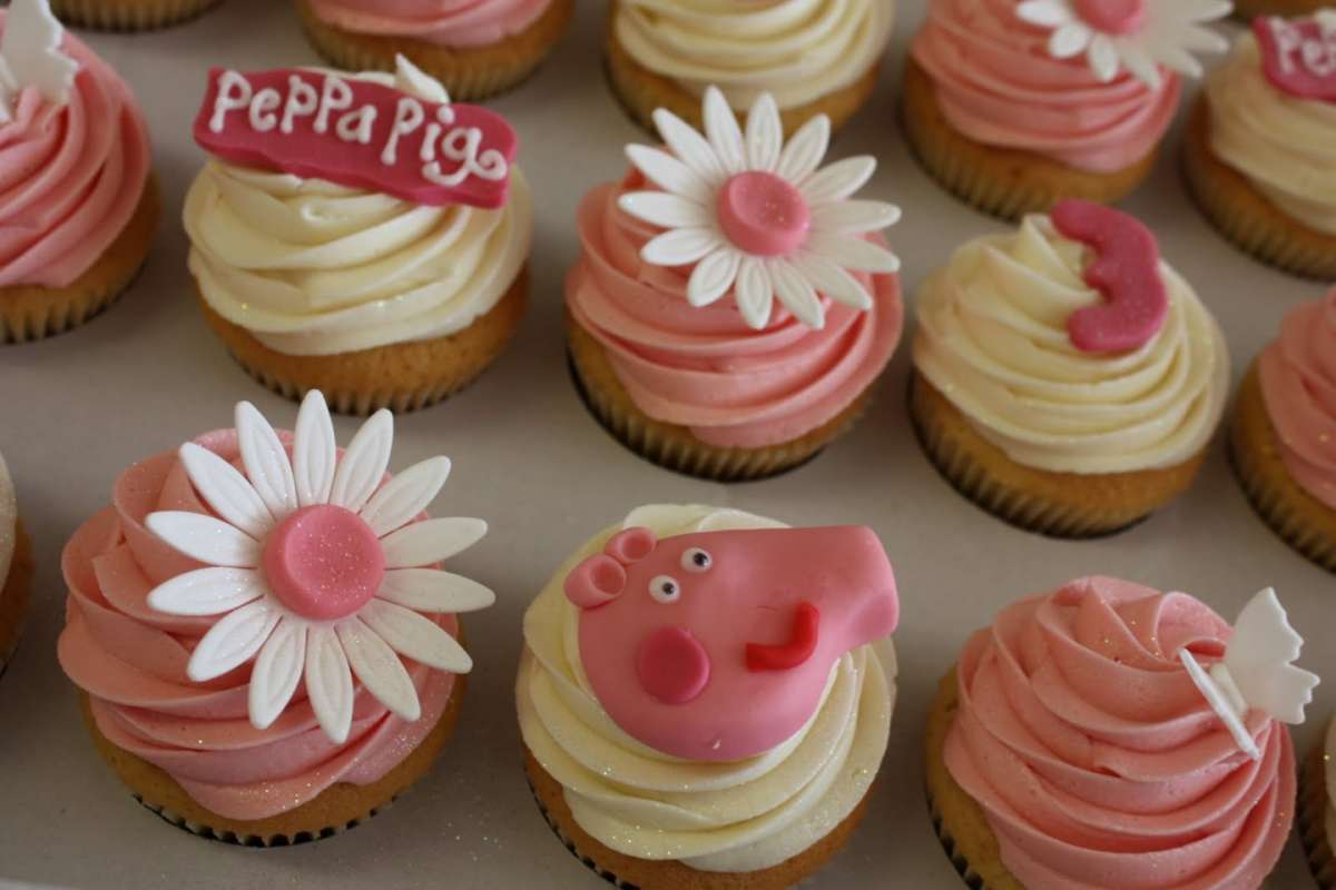 Cupcakes di Peppa PIg