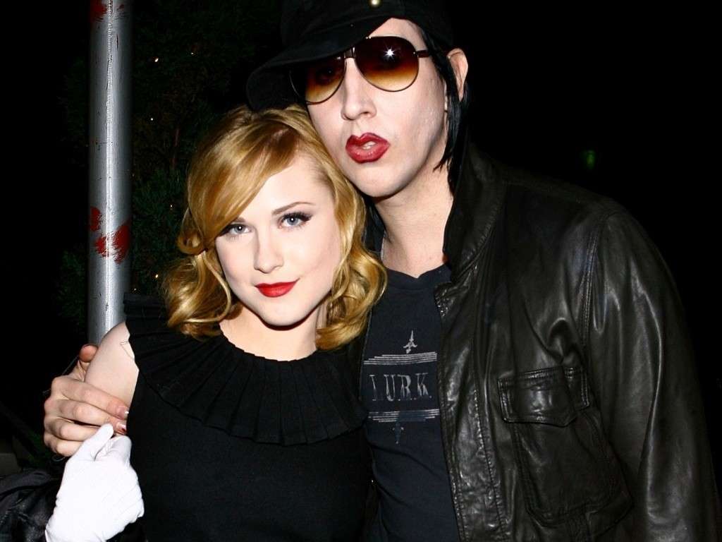 Evan Rachel Wood e Marilyn Manson