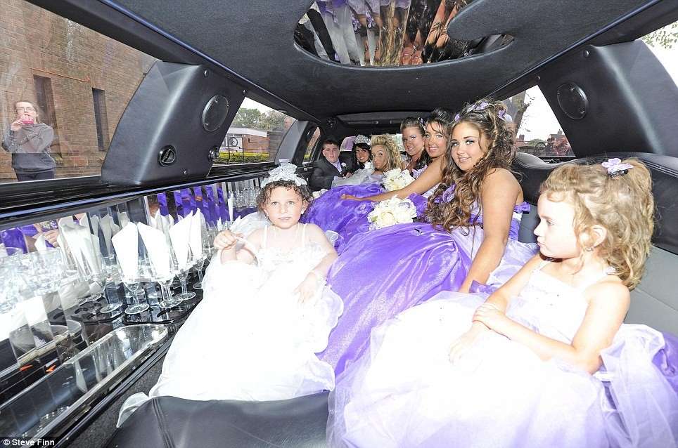 Limousine per la sposa gipsy