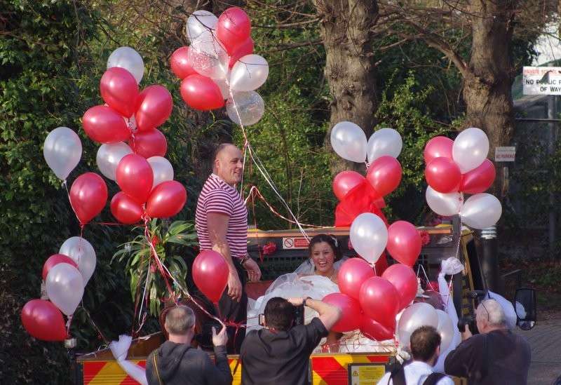 Palloncini per la cerimonia gipsy