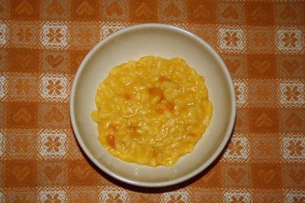 Primo piatto: Risotto alla zucca