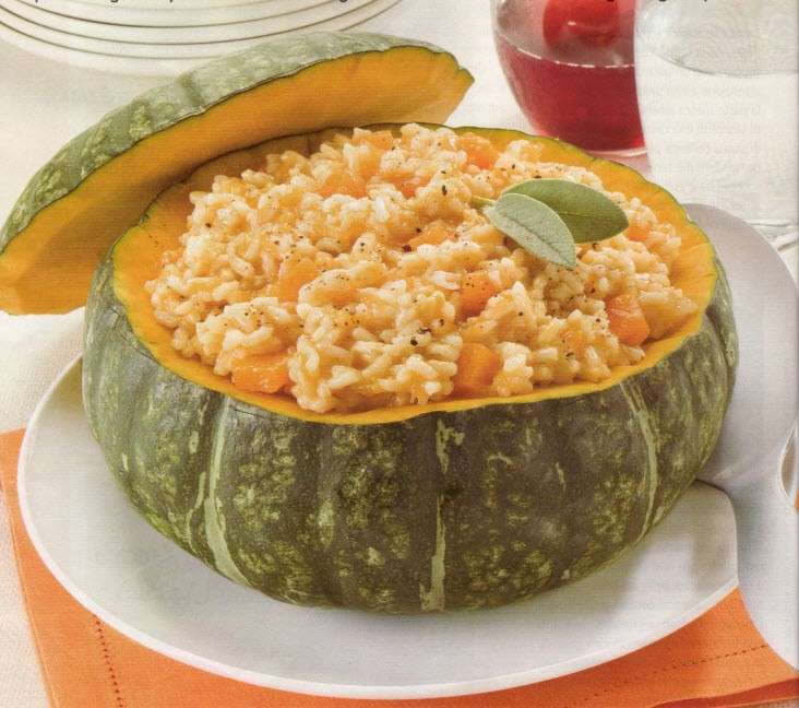 Ricetta autunno: risotto con zucca